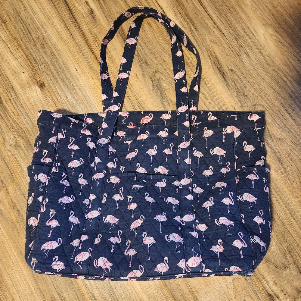 Vera bradley flamingo fiesta get carried away tote